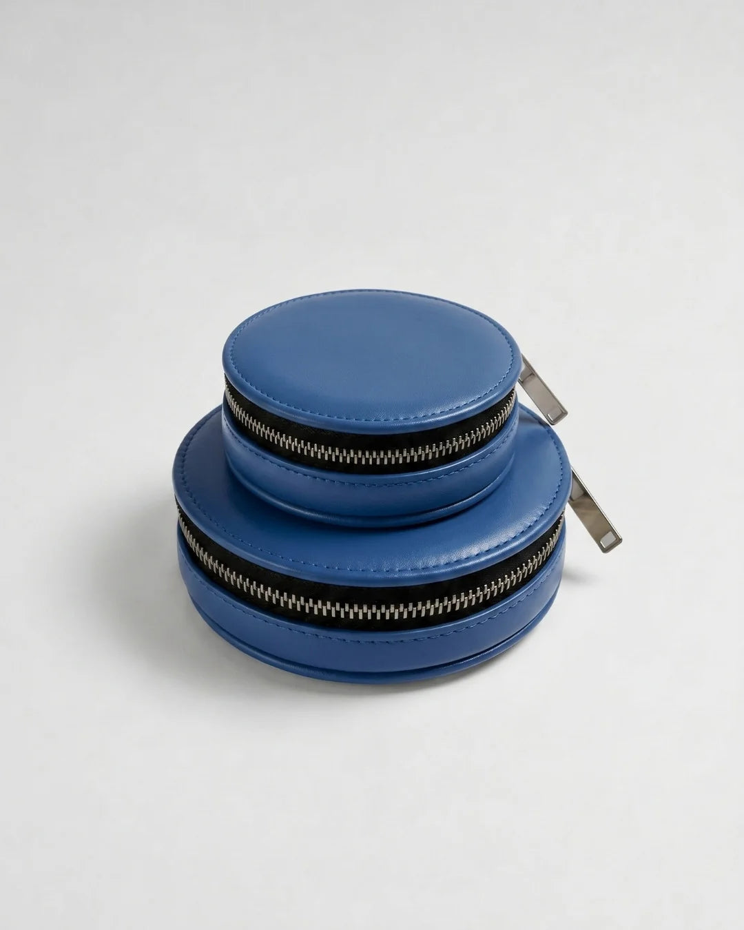 Grande Almita sac en cuir bleu fait main – bmassy