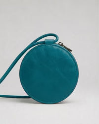 Grande Almita sac en cuir bleu marine fait main – bmassy