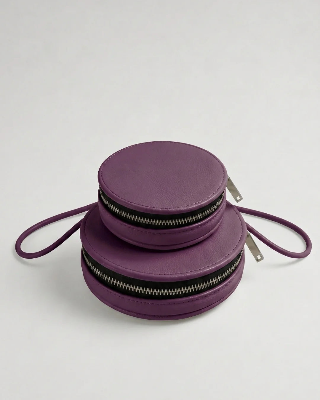 Almita Mini sac en cuir bordeaux fait main – bmassy