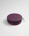 Sac à main rond en cuir Bordeaux, Almita Mini fait main - BMASSY