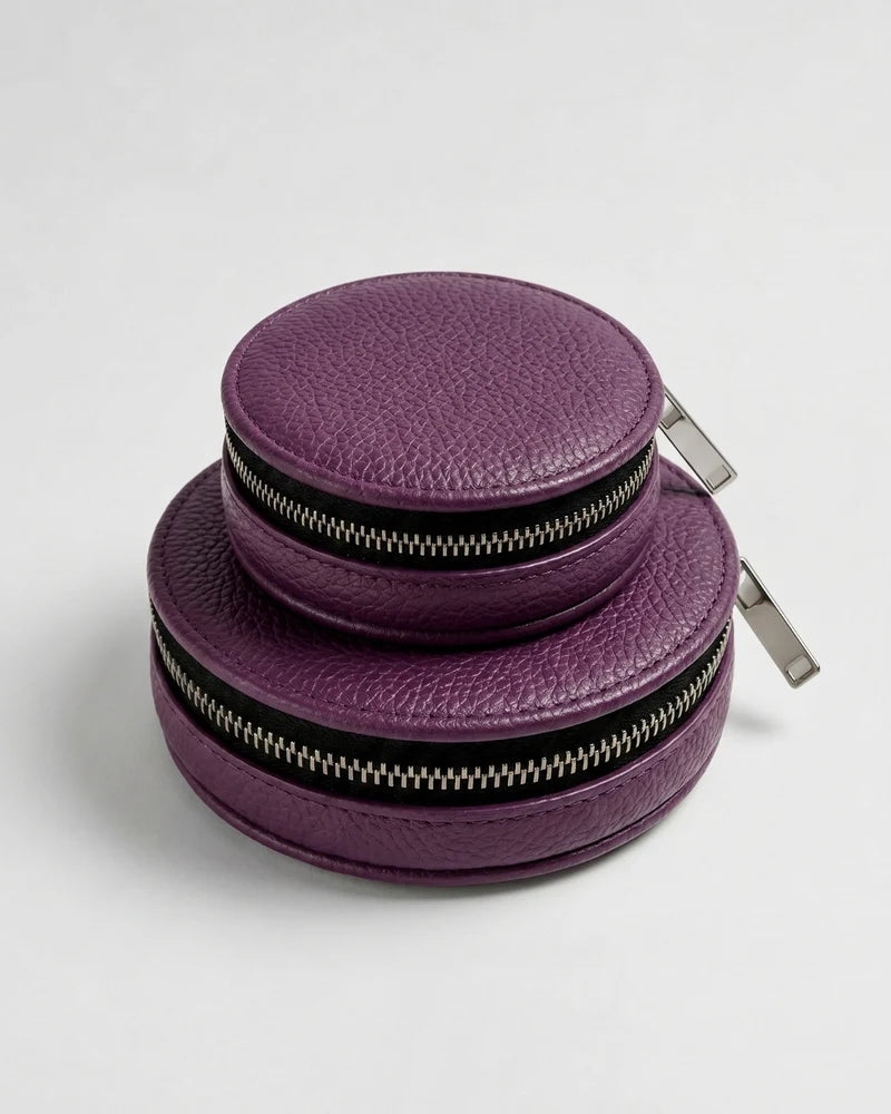 Almita Mini sac en cuir bordeaux fait main – bmassy
