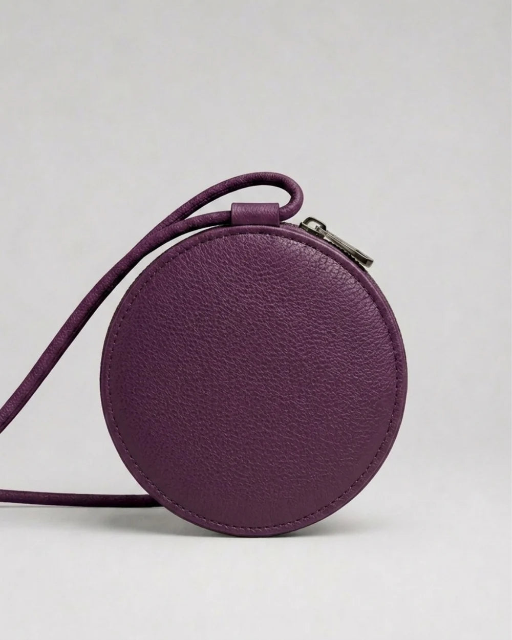Almita Mini sac en cuir bordeaux fait main – bmassy