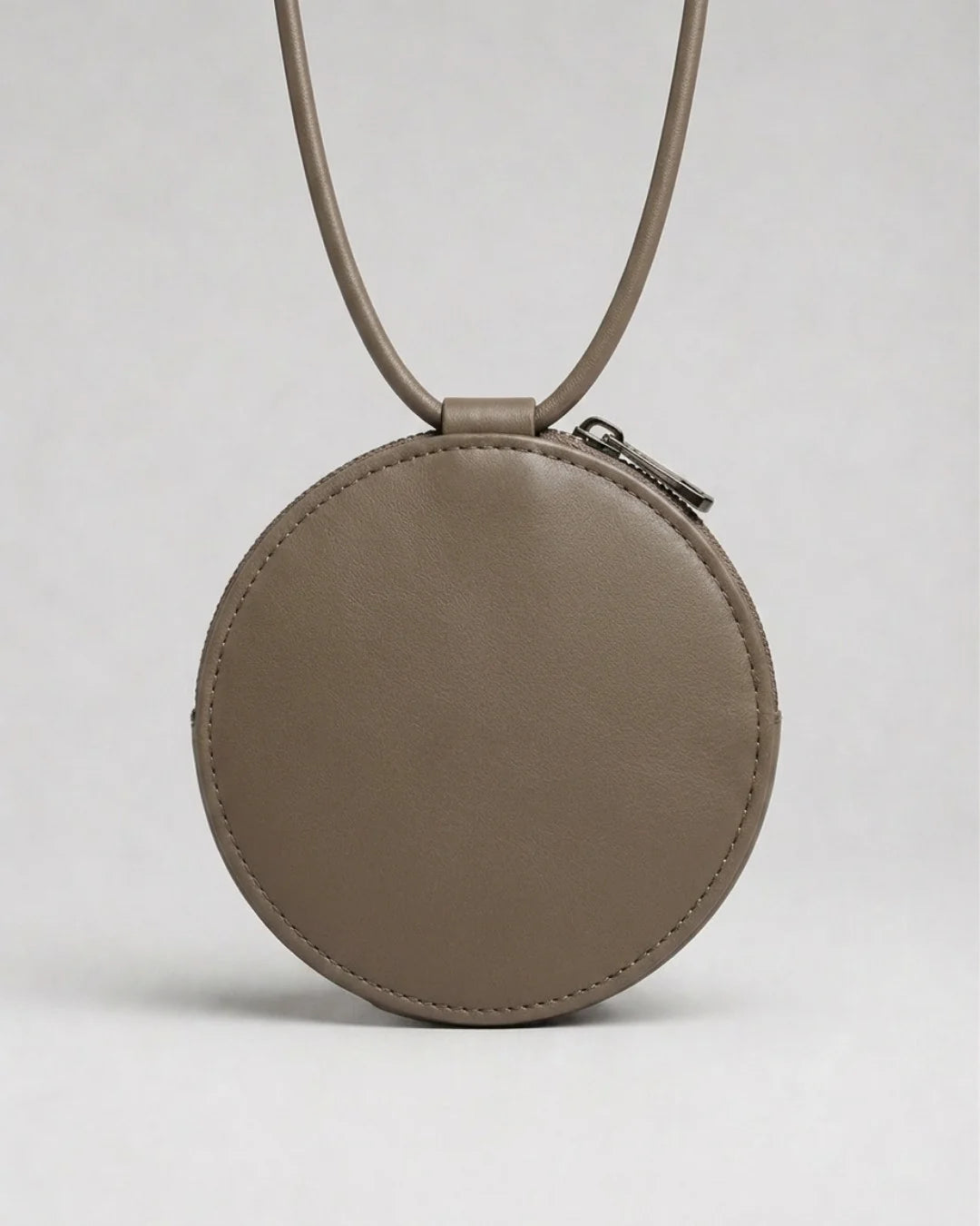 Grande Almita sac en cuir gris fait main – bmassy
