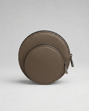 Grande Almita sac en cuir gris fait main – bmassy