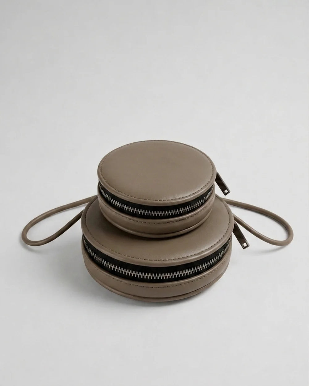 Almita Mini sac en cuir gris fait main – bmassy