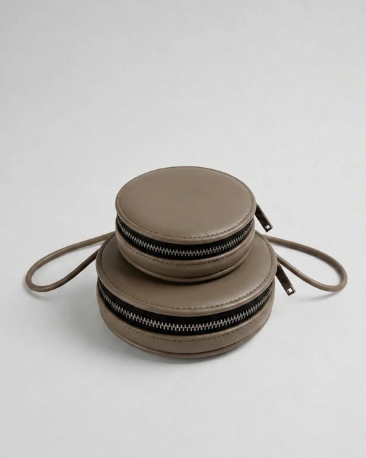 Almita Mini gris en cuir tannage végétal – Bmassy