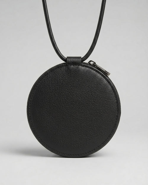 Grande Almita sac en cuir noir fait main – bmassy