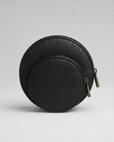 Grande Almita sac en cuir noir fait main – bmassy