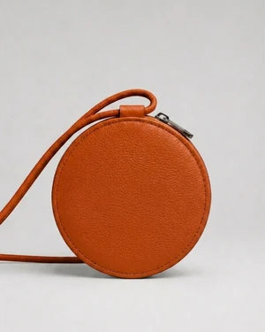 Grande Almita sac en cuir orange fait main – bmassy