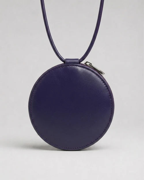 Grande Almita sac en cuir violet fait main – bmassy