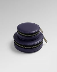 Grande Almita sac en cuir violet fait main – bmassy
