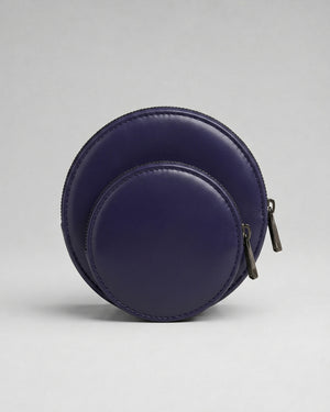 Grande Almita sac en cuir violet fait main – bmassy