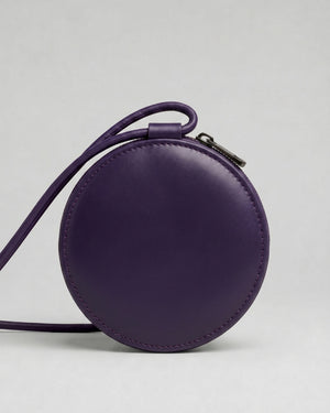 Grande Almita sac en cuir violet fait main – bmassy
