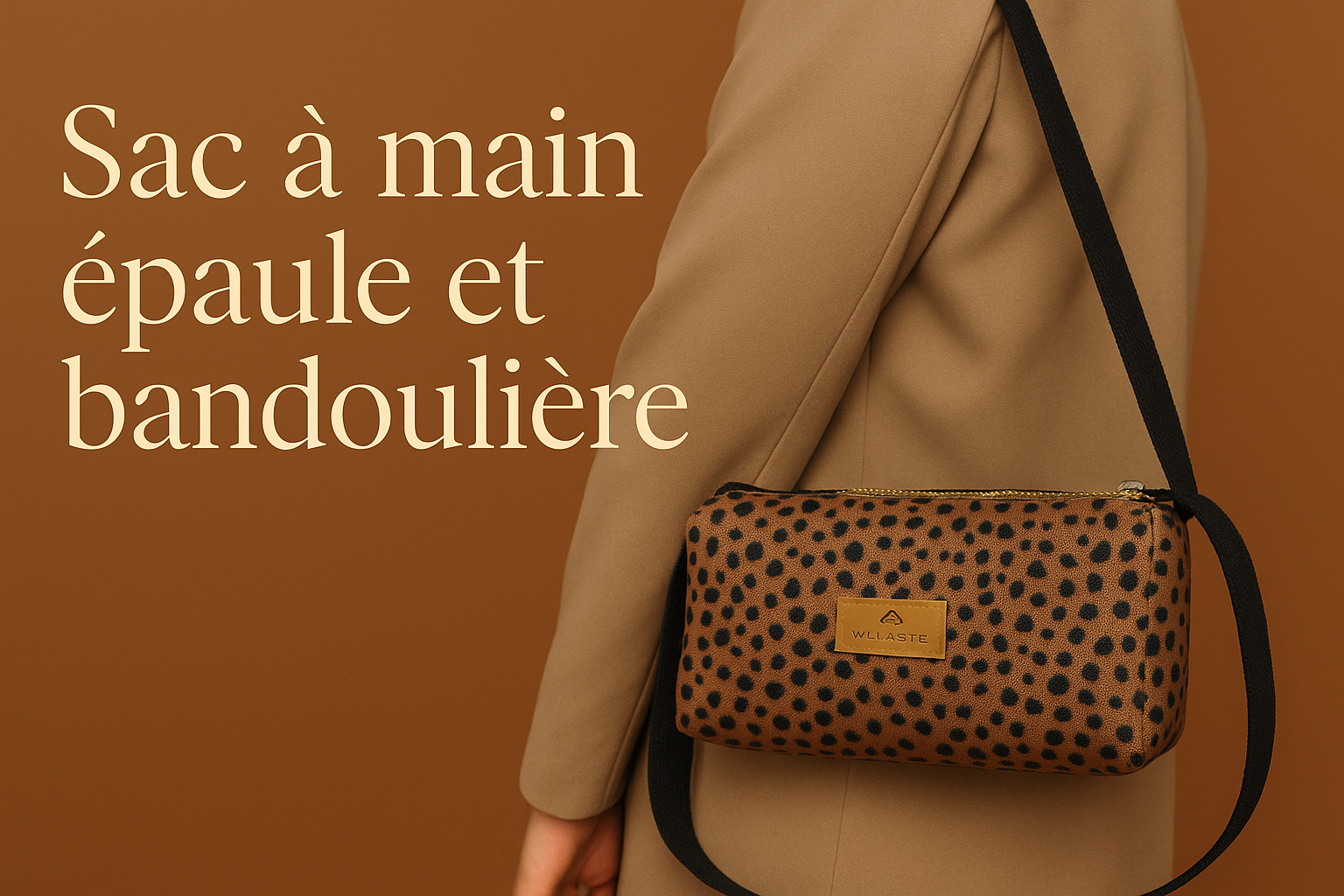 Bannière sac à main épaule et bandoulière