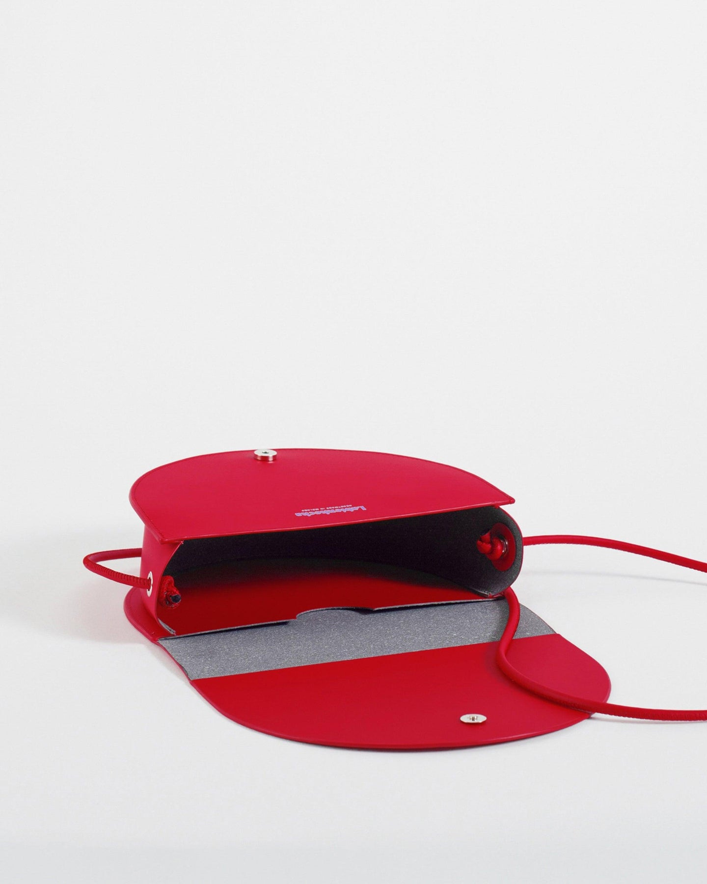Sac à main rouge pour femme de demi-lune
