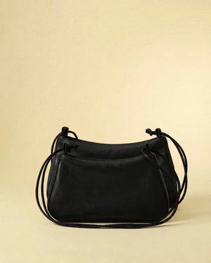Sac bandoulière Lolita Bmassy, cuir tanné végétal, vue de face