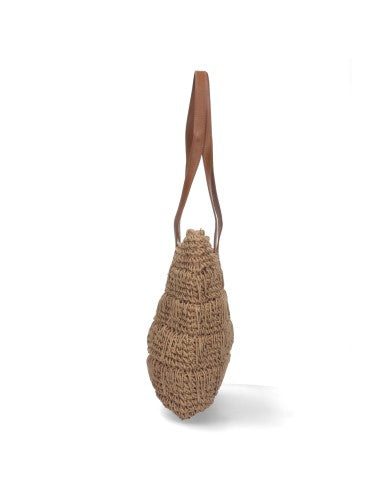 Sac à Main clair en Raphia – Élégance naturelle & esprit casual chic
