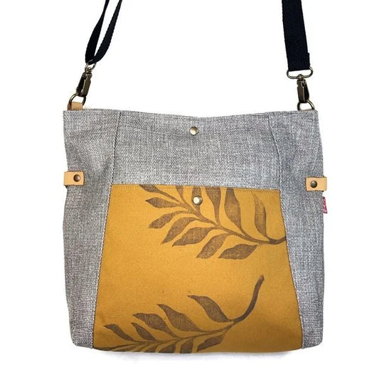 Sac à main Artéa Forte gris jaune – Confort et Style Responsable