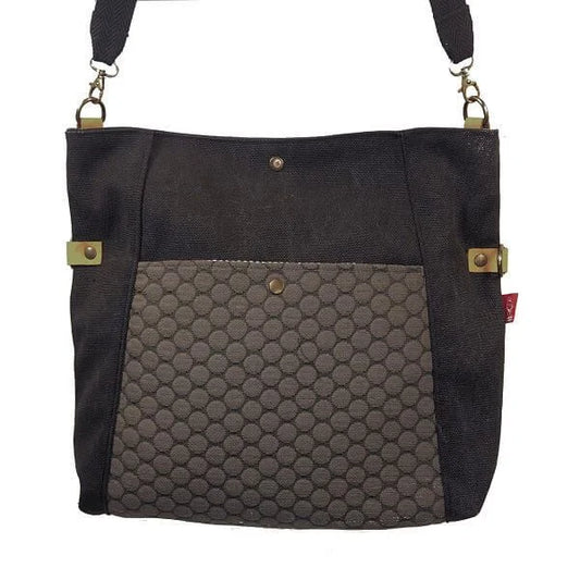 Sac à main Artéa Forte Gris Noir – Confort et Style Responsable