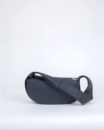 Sac à Main Baguette Gris Silicone Végan - Sac Artisanal Femme