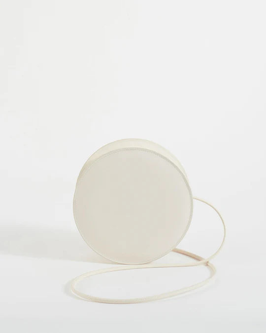 Mini Sac Rond Blanc - Maroquinerie Chic