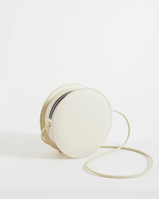Mini Sac Rond Blanc - Maroquinerie Chic
