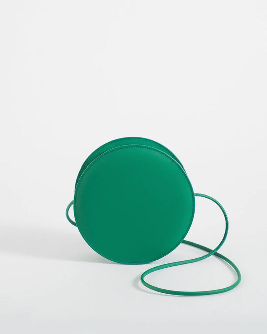 Mini Sac Rond Vert - Maroquinerie Moderne