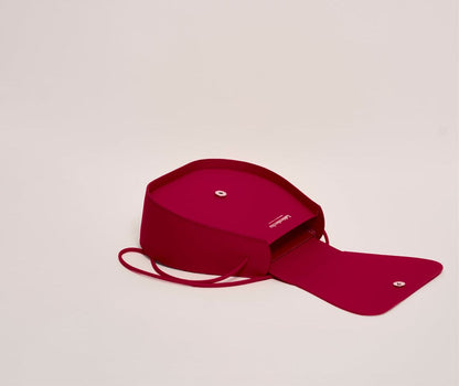 Sac à main rouge artisanal design contemporain fait main – Bmassy