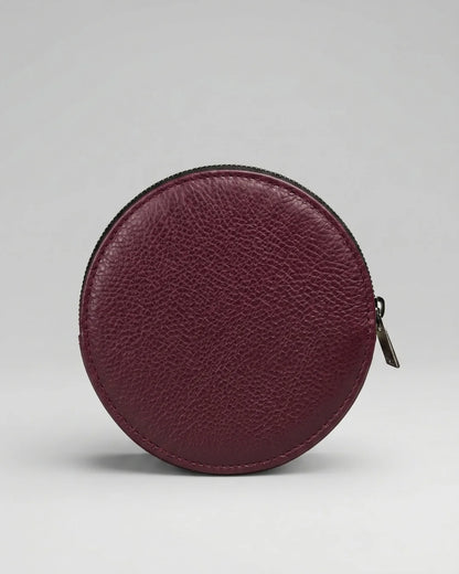 Pochette en cuir bordeaux — Almita Grande | BMASSY