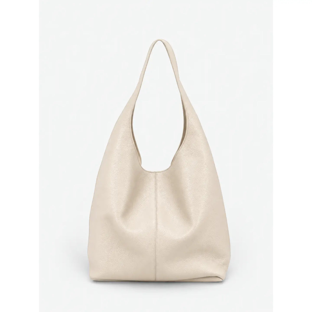 Sac shopper en cuir véritable blanc pour femme