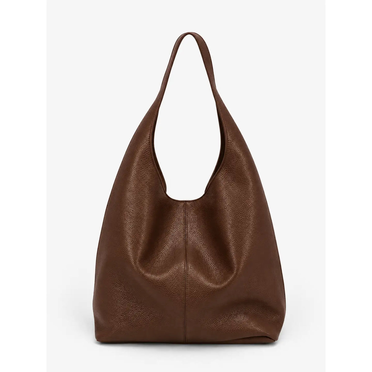 Sac à main shopper en cuir véritable marron pour femme