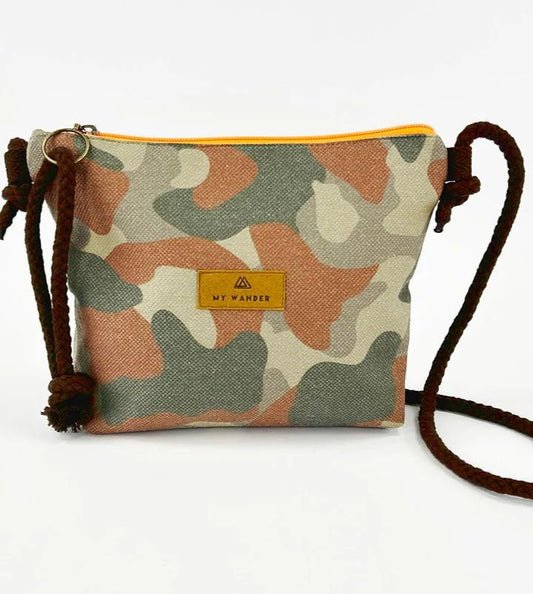 Sac à bandoulière et Trousse de toilette pour femme Camo Répulsif