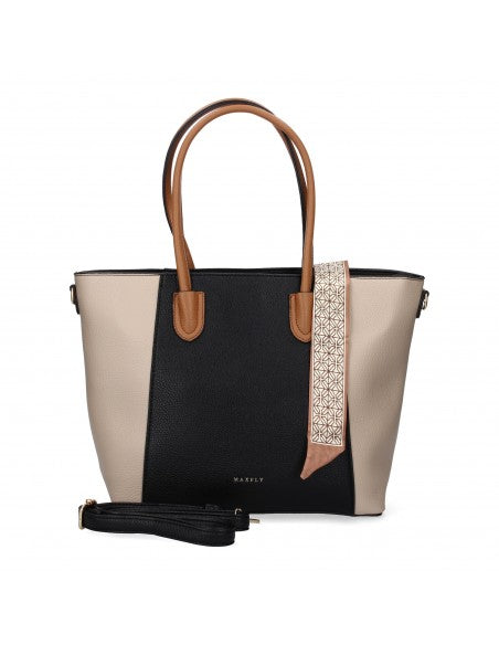Sac à bandoulière en cuir synthétique – Élégance urbaine et praticité