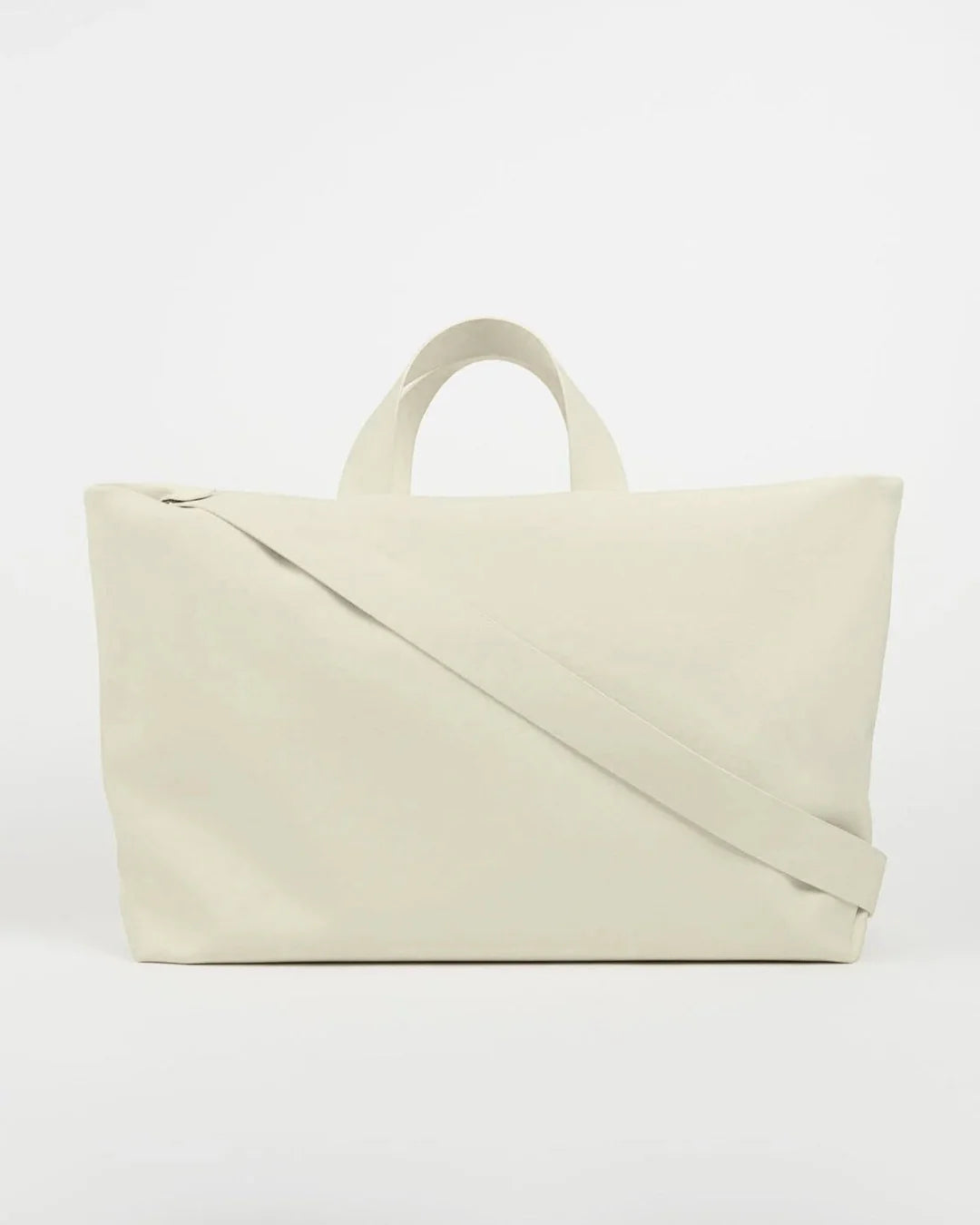 Sac à main fourre-tout écoresponsable blanc peau végétale – maroquinerie artisanale Bmassy