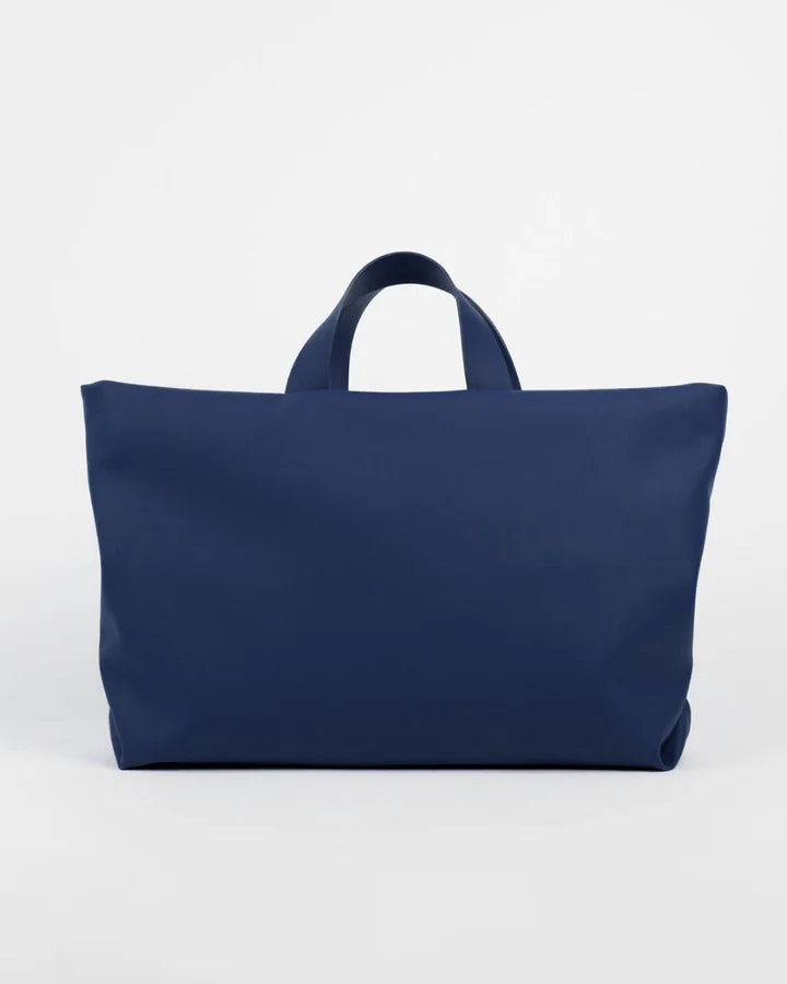 Bandoulière bleu écoresponsable cuir végétal – fait main artisanal – Bmassy