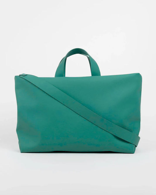 Sac à main vert écoresponsable en peau végétale - Maroquinerie artisanale durable